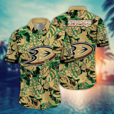 Anaheim Ducks NHL Hawaiian Shirt Warm Season Aloha Shirt