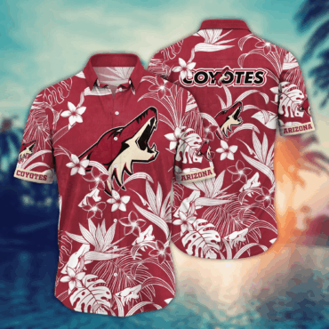 Arizona Coyotes NHL Hawaiian Shirt Hammockstime Aloha Shirt