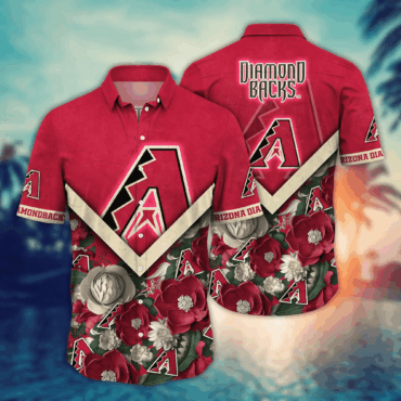 Arizona Diamondbacks Mlb Hawaiian Shirt Custom Warm Breezes Aloha Shirt