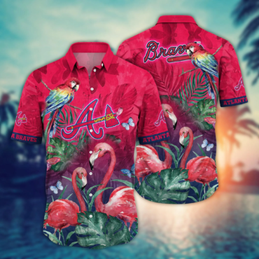 Atlanta Braves MLB Hawaiian Shirt Sun Soaked Aloha Shirt
