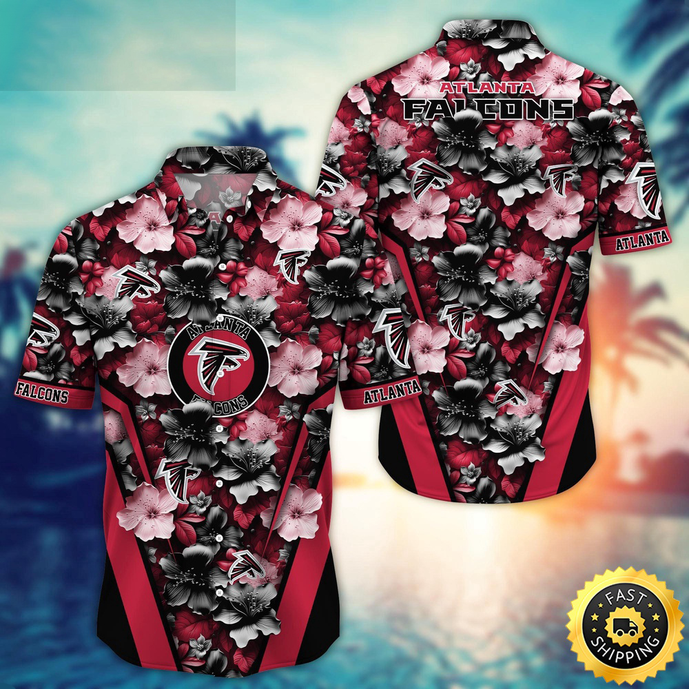 Atlanta Falcons Hawaii Shirt Flower Tropical Getaway Shirts