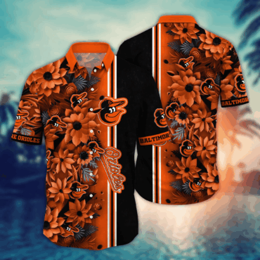 Baltimore Orioles MLB Hawaiian Shirt Custom Sundown Aloha Shirt
