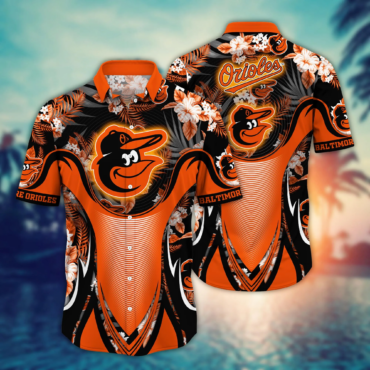 Baltimore Orioles MLB Hawaiian Shirt Fresh Mowed Lawns Aloha Shirt