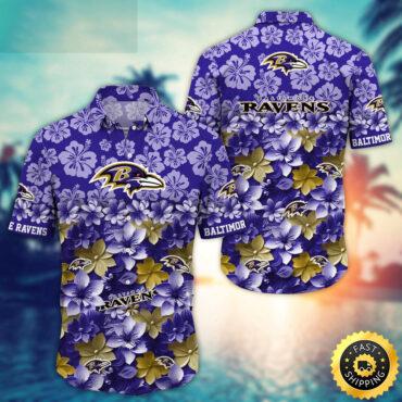 Baltimore Ravens Hawaii Shirt Trending Summer For NFL Fans