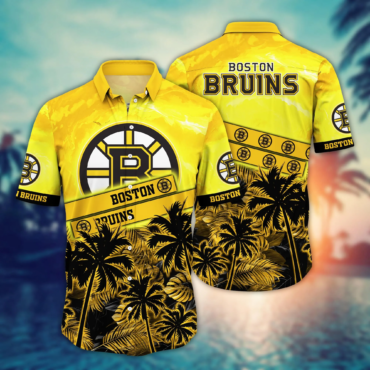 Boston Bruins Nhl Hawaiian Shirt Seasidetime Aloha Shirt