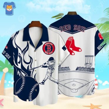 Boston Red Sox Major League Baseball Print Hawaiian Shirt For Men Women