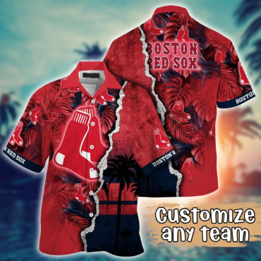 Boston Red Sox MLB Hawaiian Shirt Custom Popsicles Aloha Shirt
