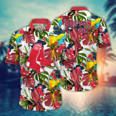 Boston Red Sox MLB Hawaiian Shirt Surfingtime Club Aloha Shirt