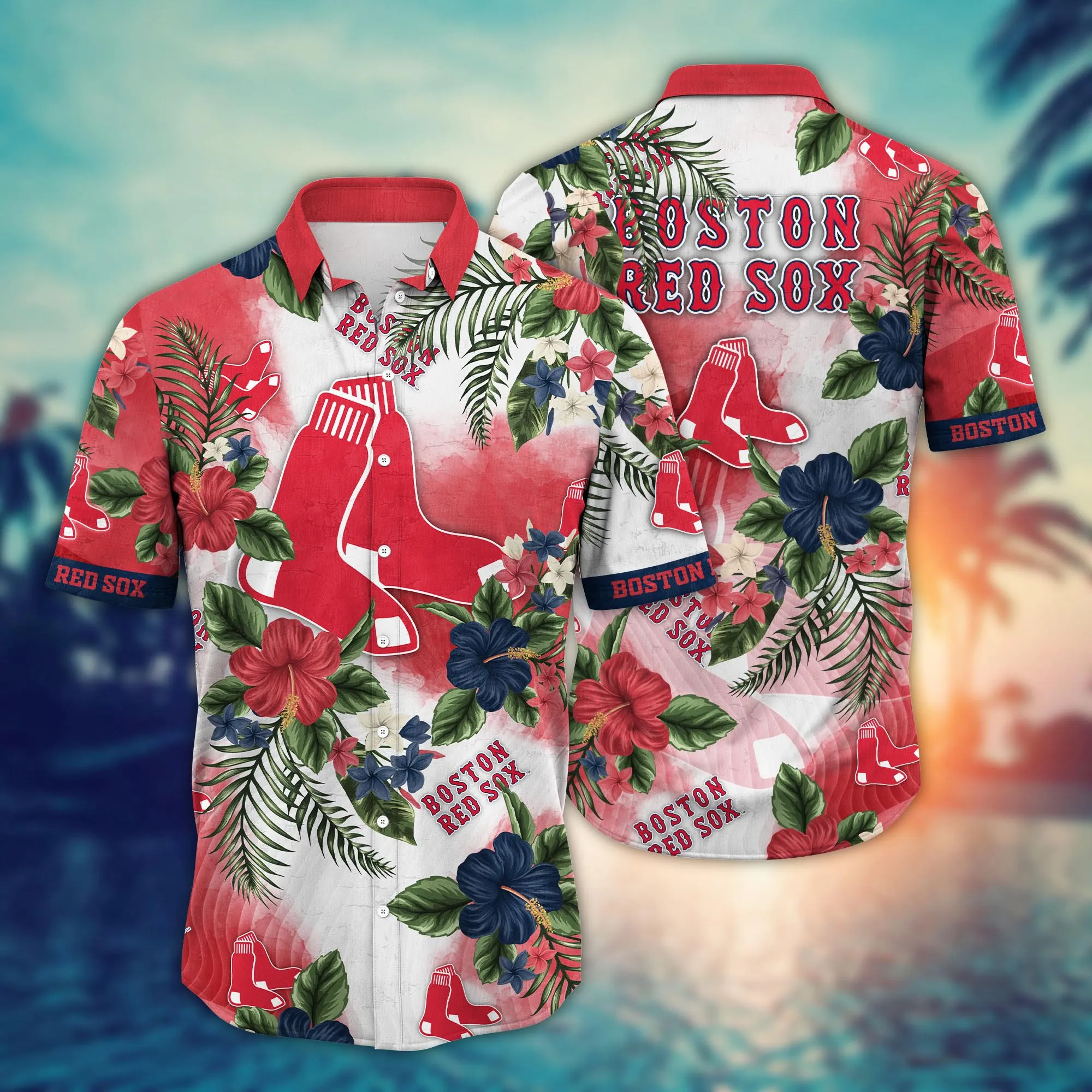 Boston Red Sox MLB Hawaiian Shirt Surfingtime Game Of Goals Shirts