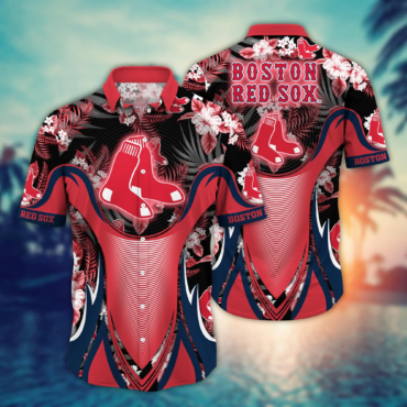 Boston Red Sox MLB Hawaiian Shirt Tanning Aloha Shirt