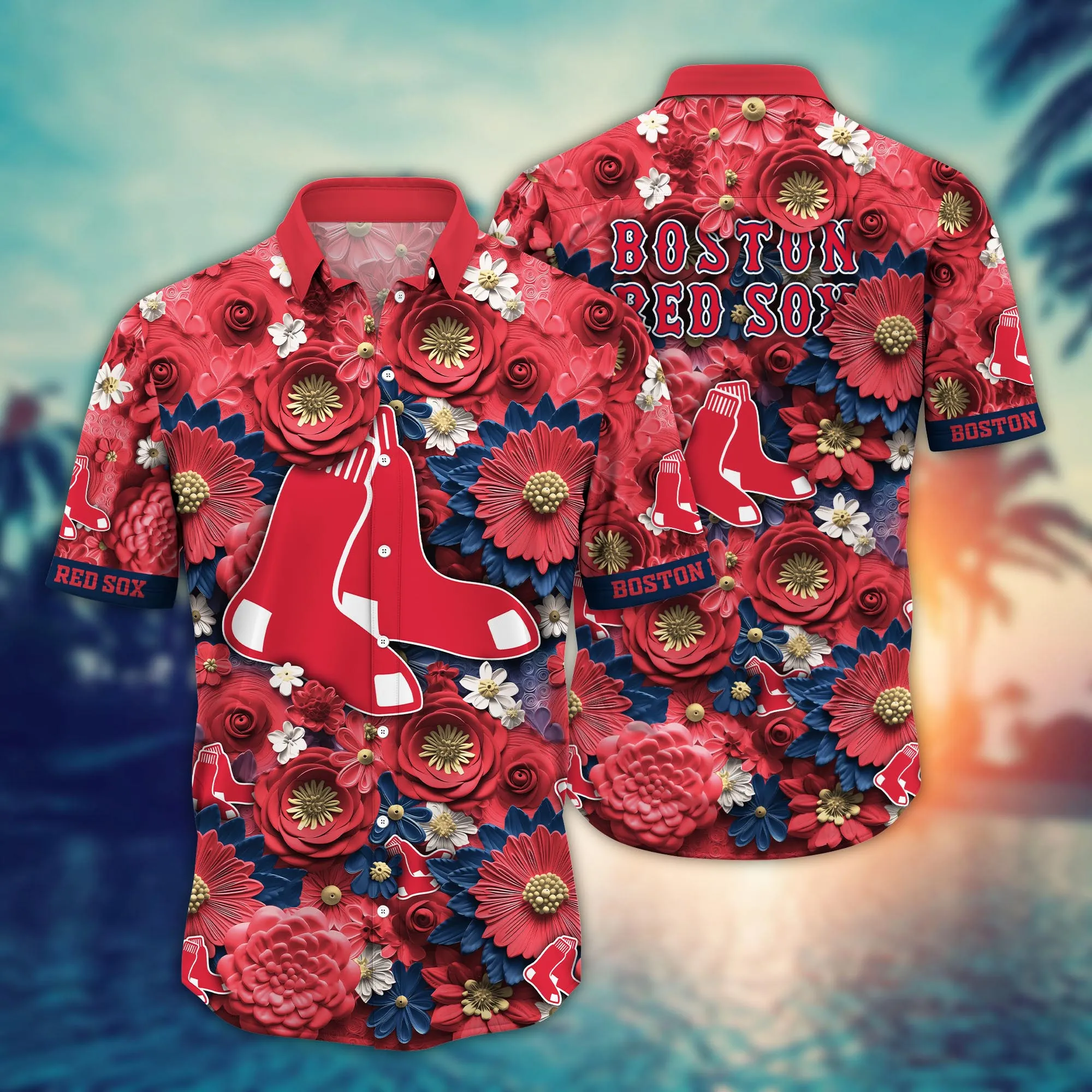 Boston Red Sox MLB Hawaiian Shirt Trending For This Summer Customize Shirt