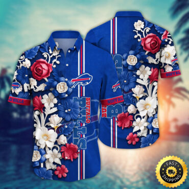 Buffalo Bills Hawaii Shirt  Flower Aloha Shirt For Football Fans