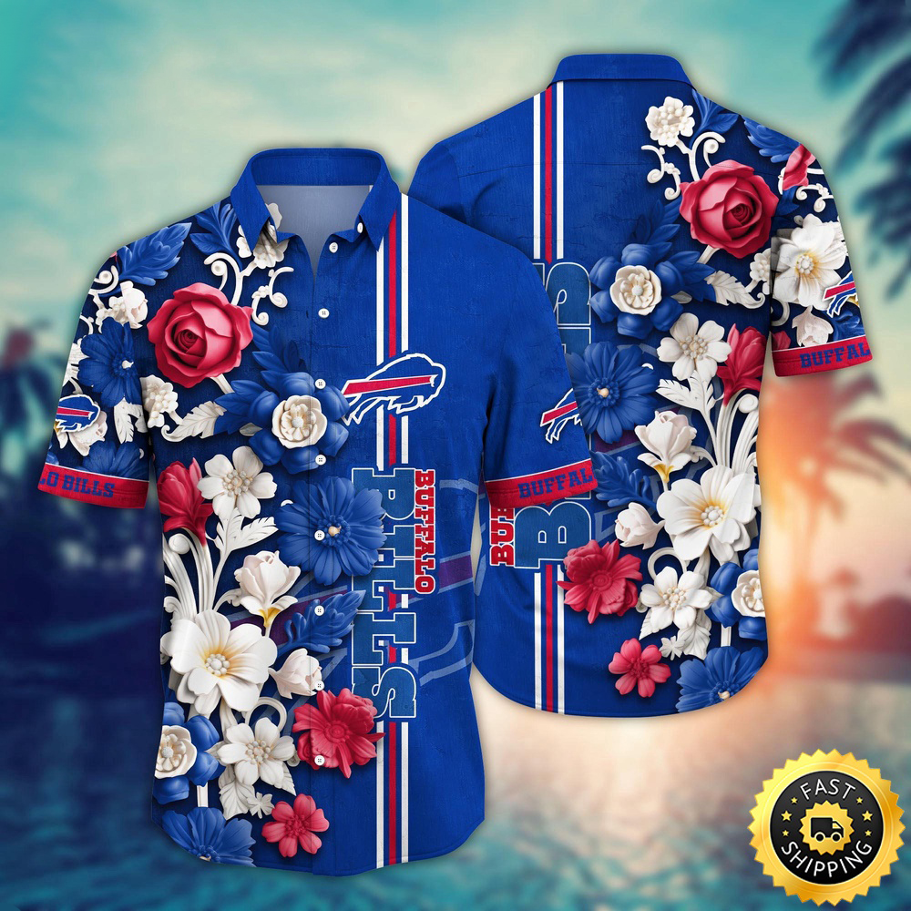 Buffalo Bills Hawaii Shirt Flower Aloha Shirt For Football Fans