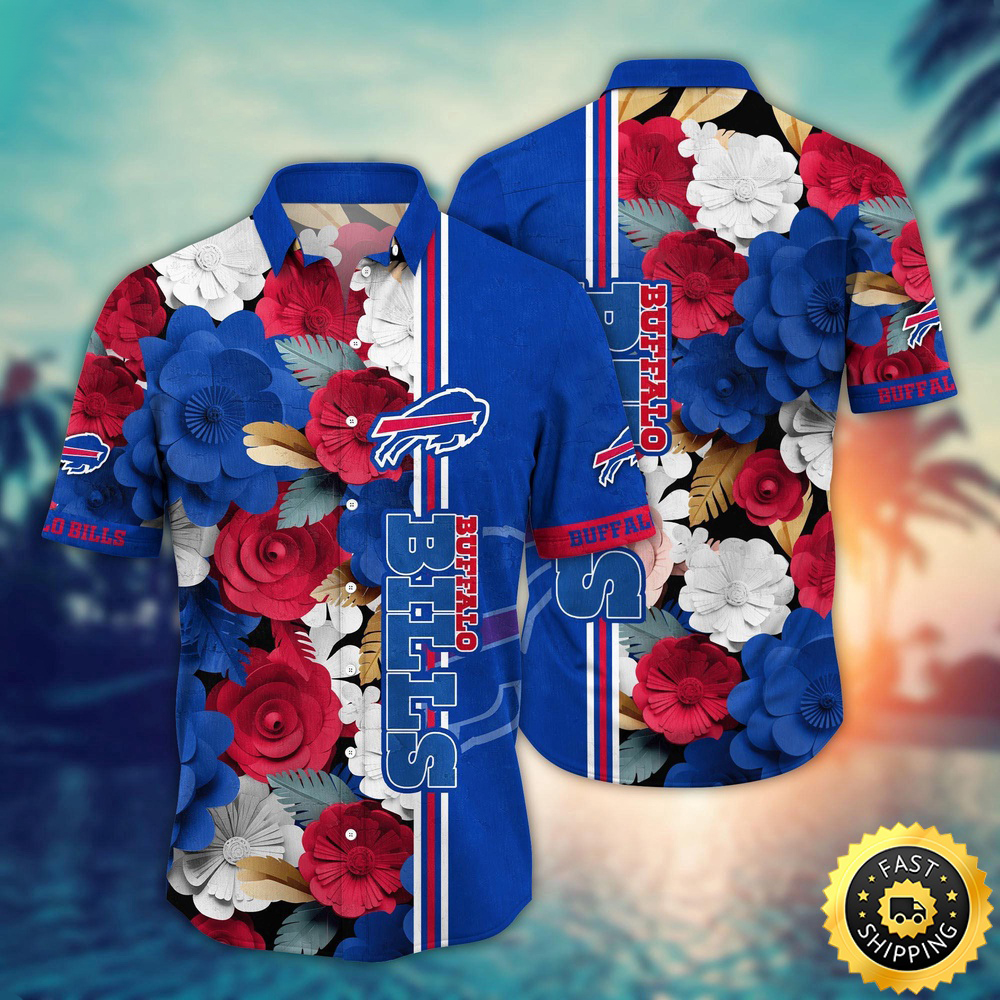 Buffalo Bills Hawaii Shirt Flower Laid Back Hawaiian Charm