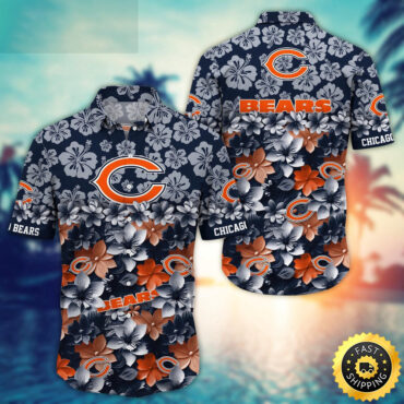 Chicago Bears Hawaii Shirt Trending Summer For NFL Fans