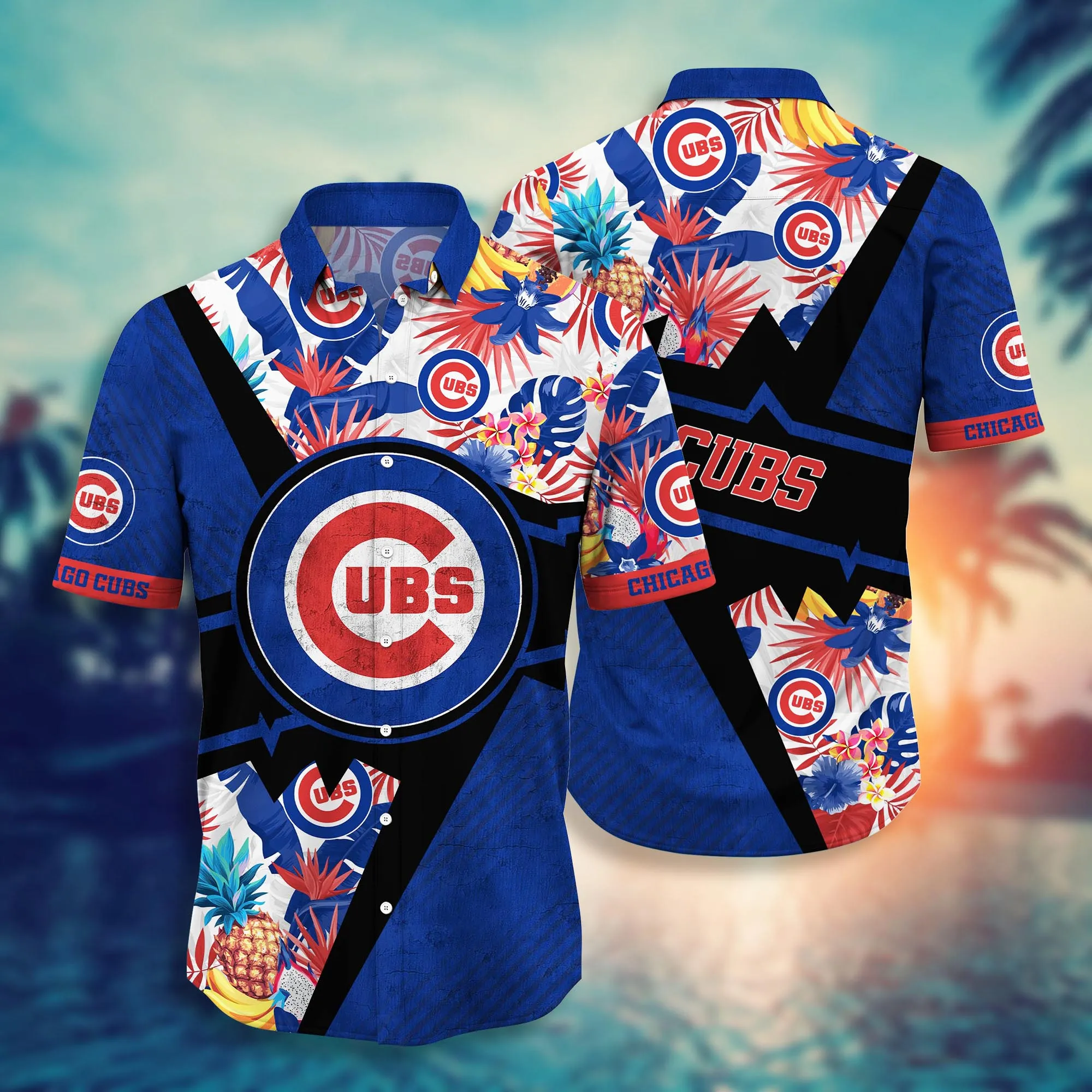 Chicago Cubs MLB Hawaiian Shirt Sunshine Aloha Shirt