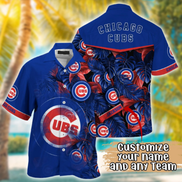 Chicago Cubs MLB Summer Hawaii Shirt And T Shirt Custom Aloha Shirt