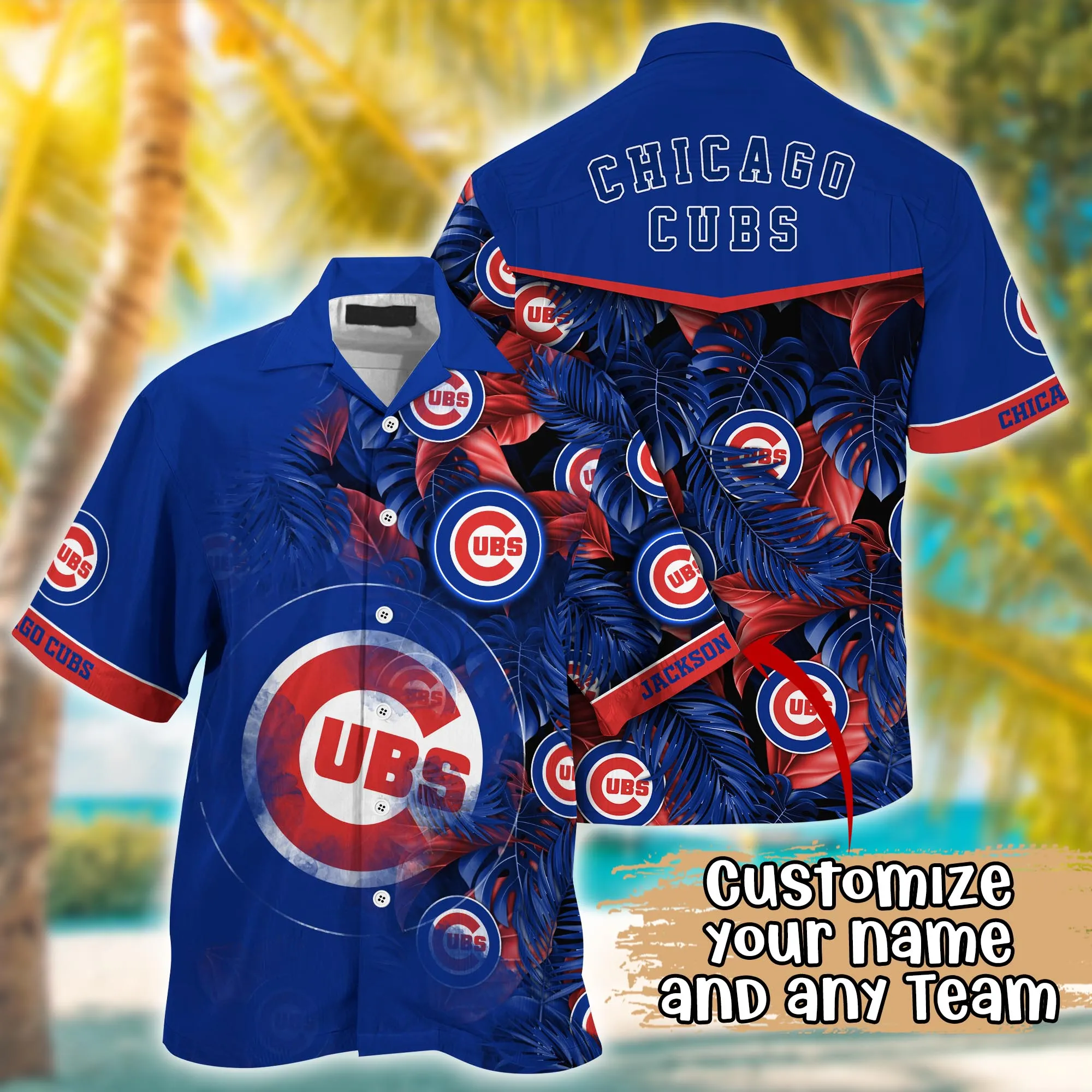 Chicago Cubs MLB Summer Hawaii Shirt And T Shirt Custom Aloha Shirt