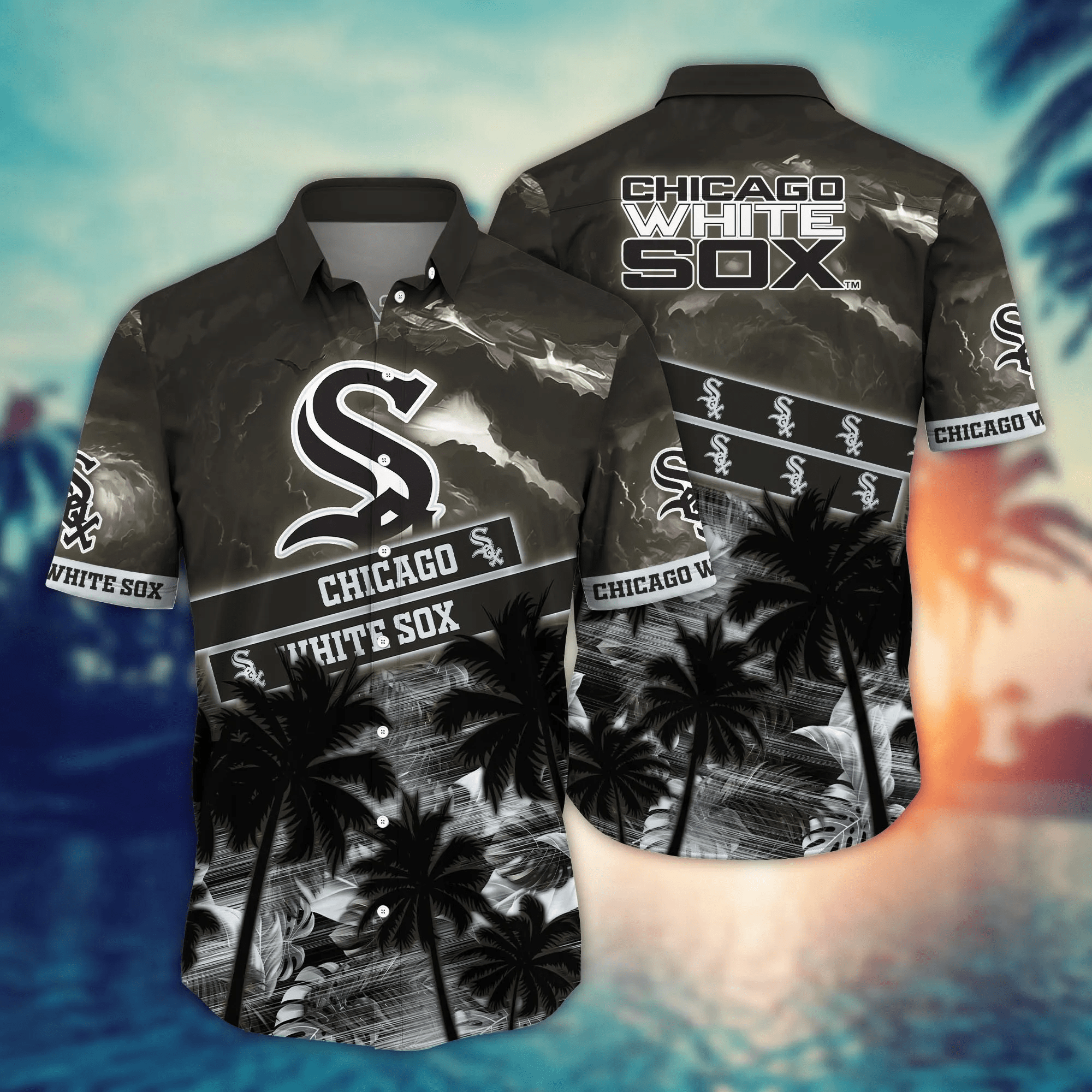 Chicago White Sox MLB Hawaiian Shirt Sun Kissed Aloha Shirt