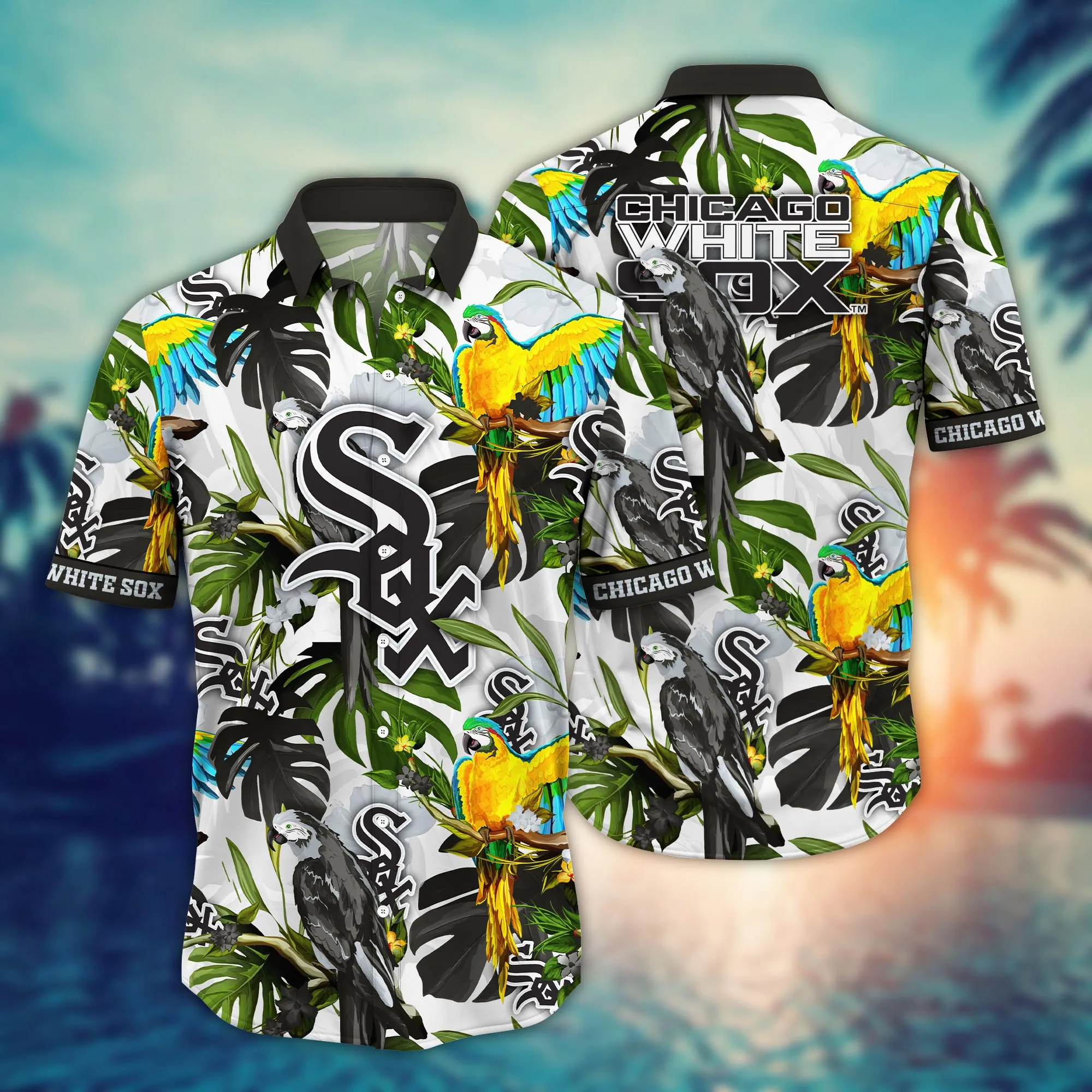 Chicago White Sox MLB Hawaiian Shirt Sun Soakedtime Aloha Shirt