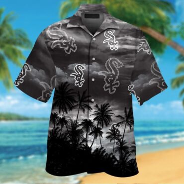 Chicago White Sox Short Sleeve Button Up Tropical Hawaiian Shirt Ver05