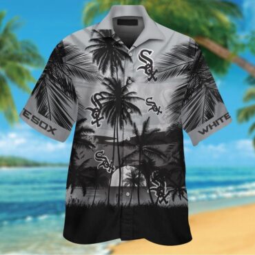 Chicago White Sox Short Sleeve Button Up Tropical Hawaiian Shirt Ver07