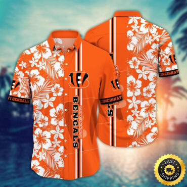 Cincinnati Bengals Hawaii Shirt  Flower Exotic Island Fashion