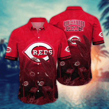 Cincinnati Reds MLB Hawaiian Shirt Blooming Flowerstime Aloha Shirt