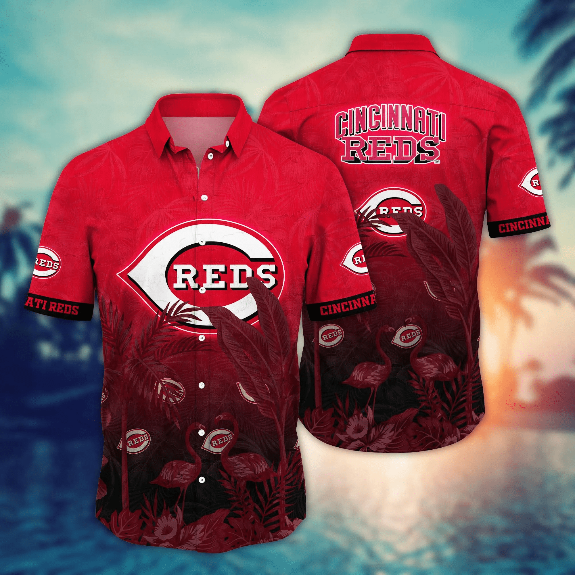 Cincinnati Reds MLB Hawaiian Shirt Blooming Flowerstime Aloha Shirt