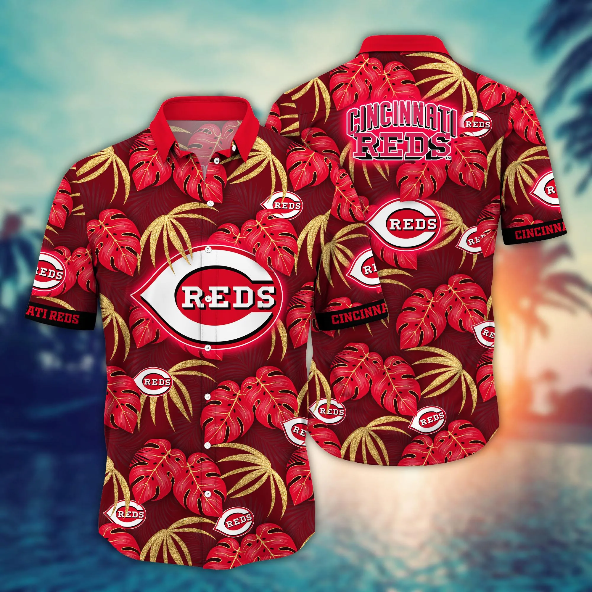 Cincinnati Reds MLB Hawaiian Shirt Daylight Aloha Shirt