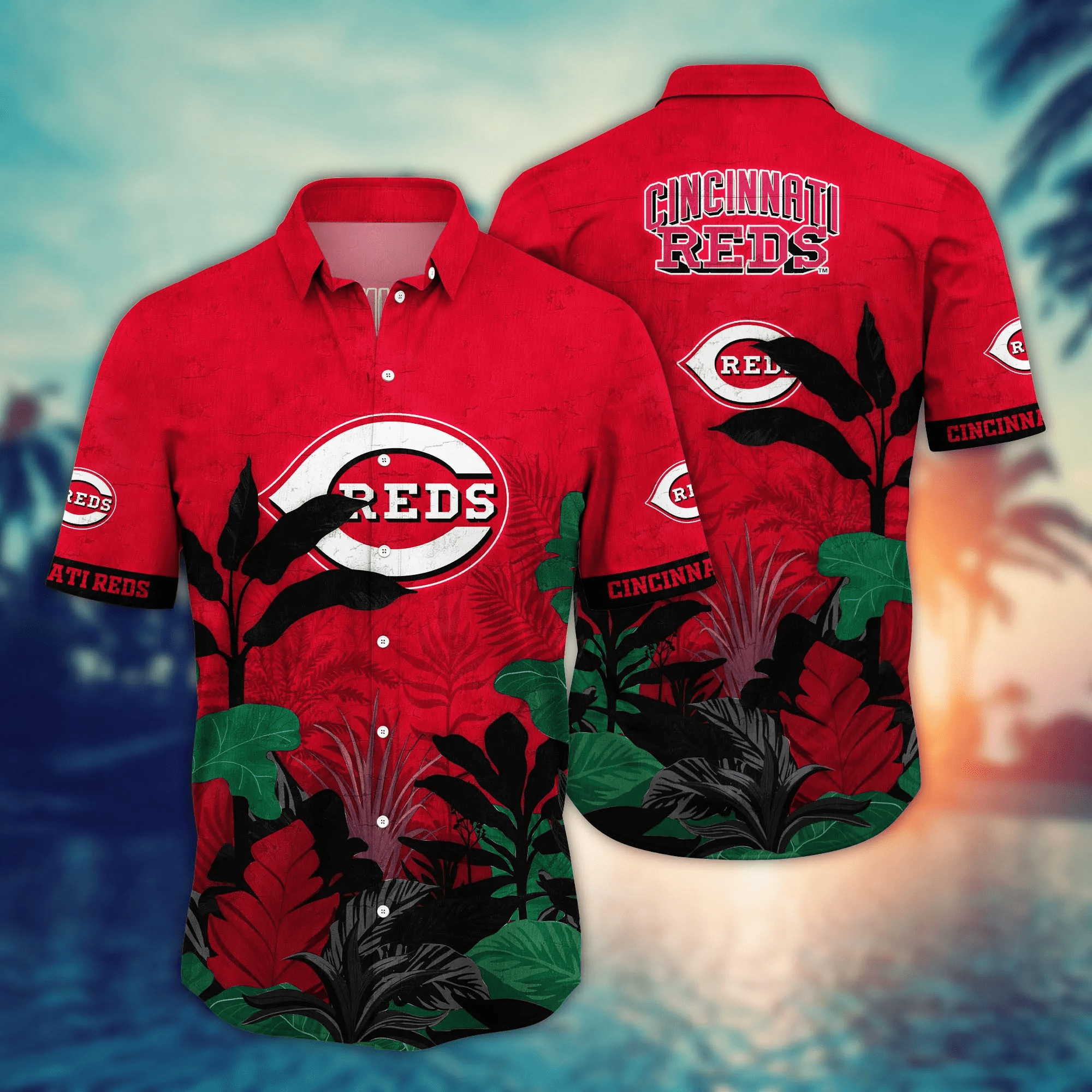 Cincinnati Reds MLB Hawaiian Shirt July Aloha Shirt