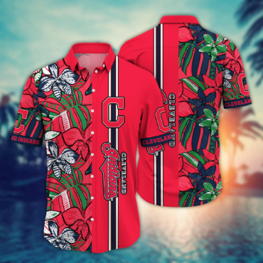 Cleveland Indians MLB Hawaiian Shirt Summer Nights Aloha Shirt