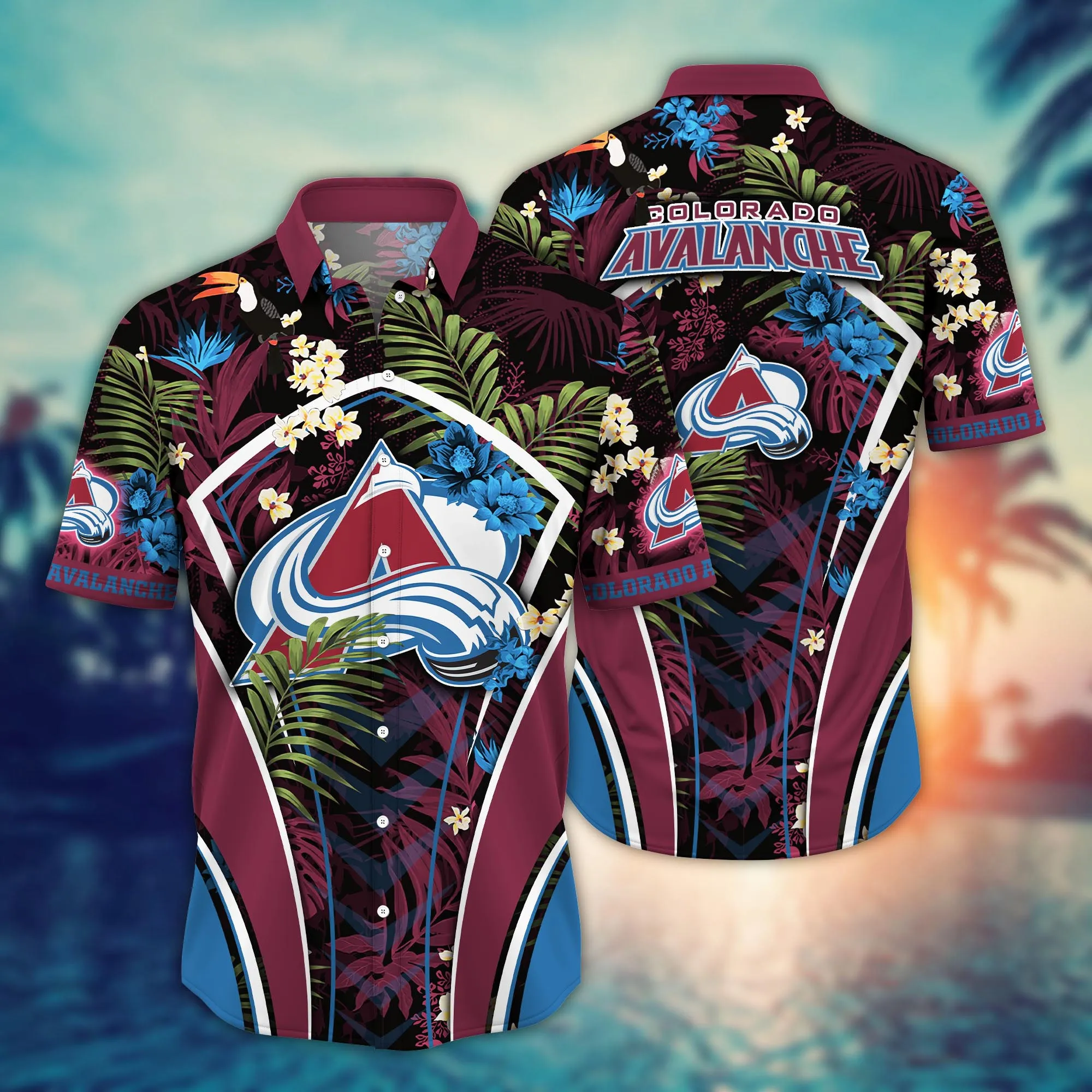 Colorado Avalanche Nhl Hawaiian Shirt June Aloha Shirt