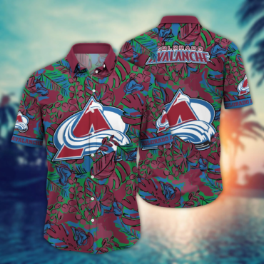 Colorado Avalanche Nhl Hawaiian Shirt Summer Fruits Aloha Shirt