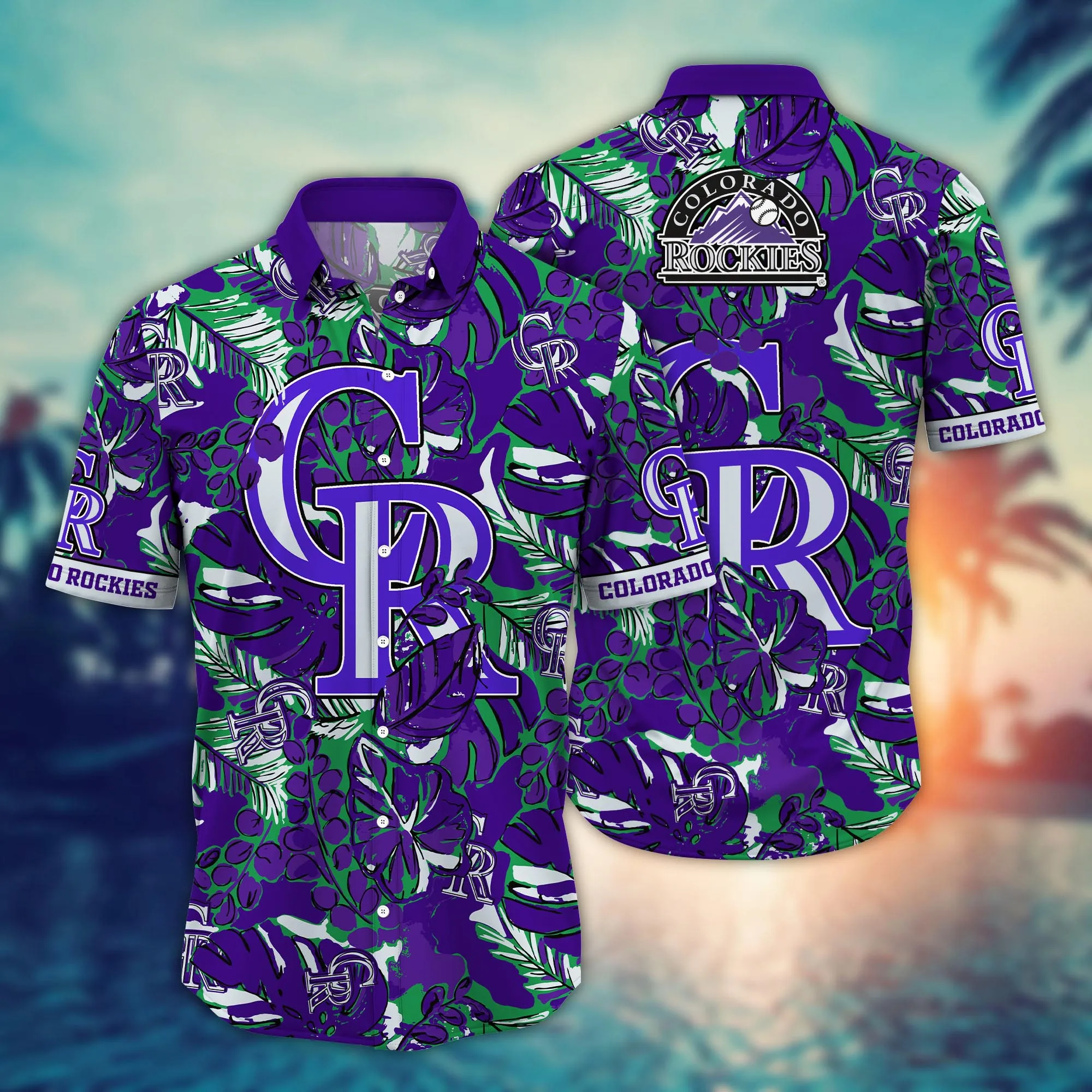 Colorado Rockies MLB Hawaiian Shirt Beach Days Aloha Shirt
