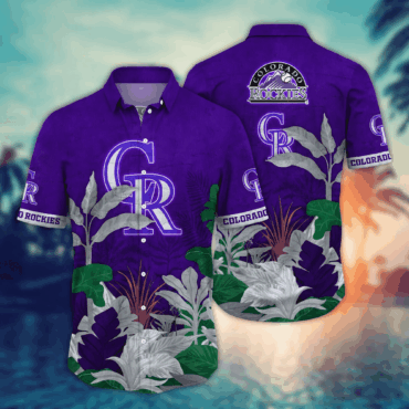 Colorado Rockies MLB Hawaiian Shirt Daylight Aloha Shirt