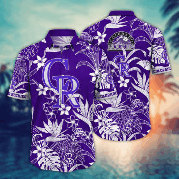 Colorado Rockies MLB Hawaiian Shirt Daylighttime Aloha Shirt