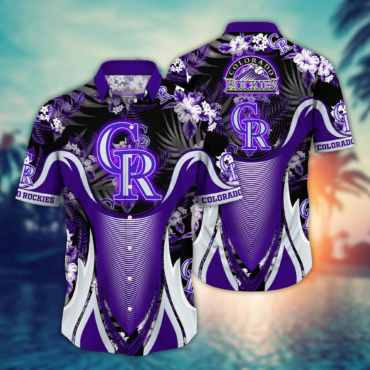 Colorado Rockies MLB Hawaiian Shirt Festivals Aloha Shirt