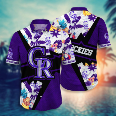 Colorado Rockies MLB Hawaiian Shirt Hammocks Aloha Shirt