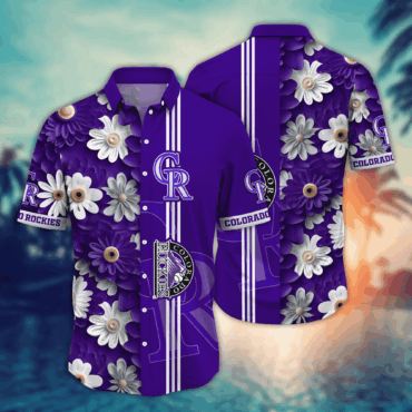 Colorado Rockies MLB Hawaiian Shirt Mosquito Bites Aloha Shirt