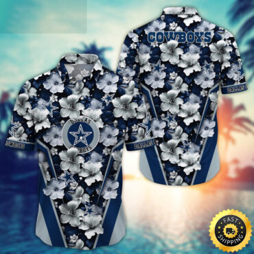 Dallas Cowboys Hawaii Shirt  Flower Tropical Getaway Shirts