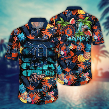 Detroit Tigers MLB Hawaiian Shirt Barbecues Aloha Shirt