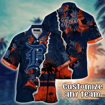 Detroit Tigers MLB Hawaiian Shirt Custom Festivals Aloha Shirt