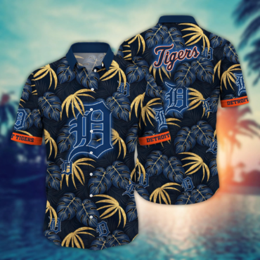 Detroit Tigers MLB Hawaiian Shirt Evening Strolls Aloha Shirt