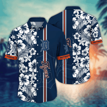 Detroit Tigers MLB Hawaiian Shirt Firefliestime Aloha Shirt