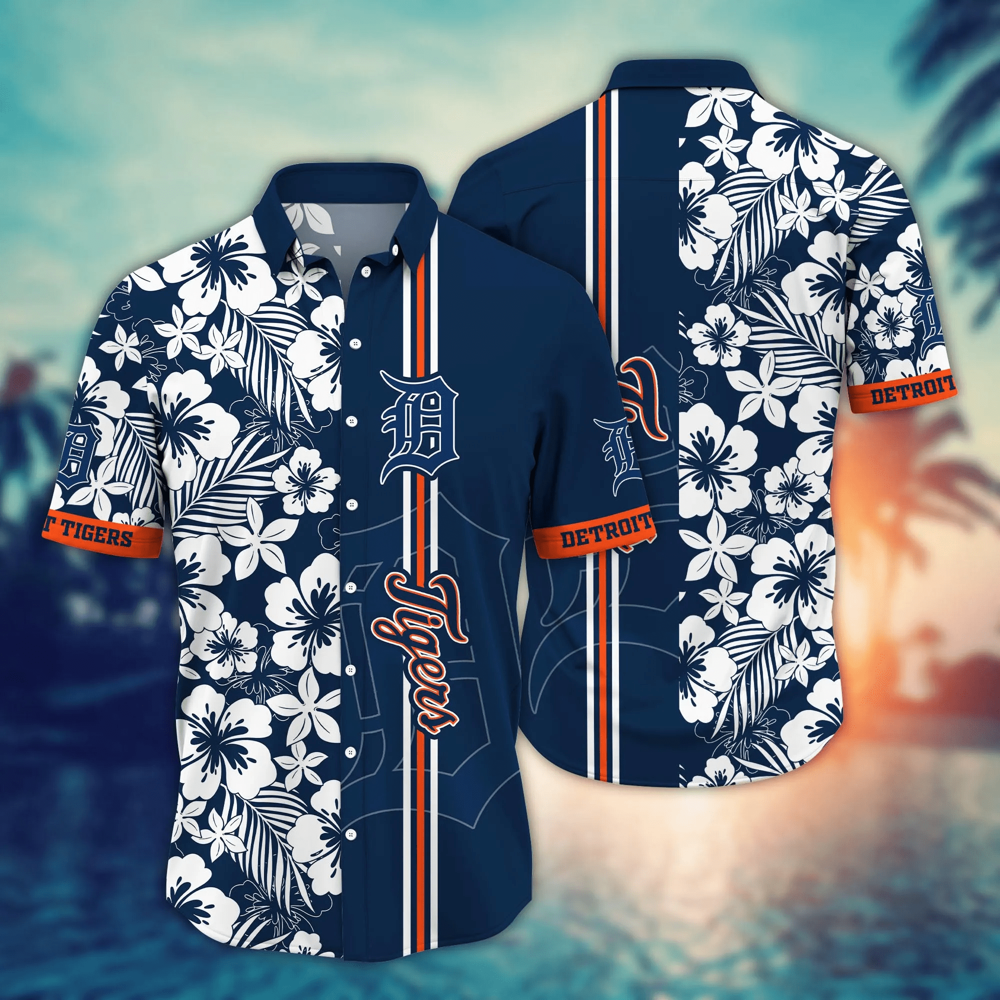 Detroit Tigers MLB Hawaiian Shirt Firefliestime Aloha Shirt