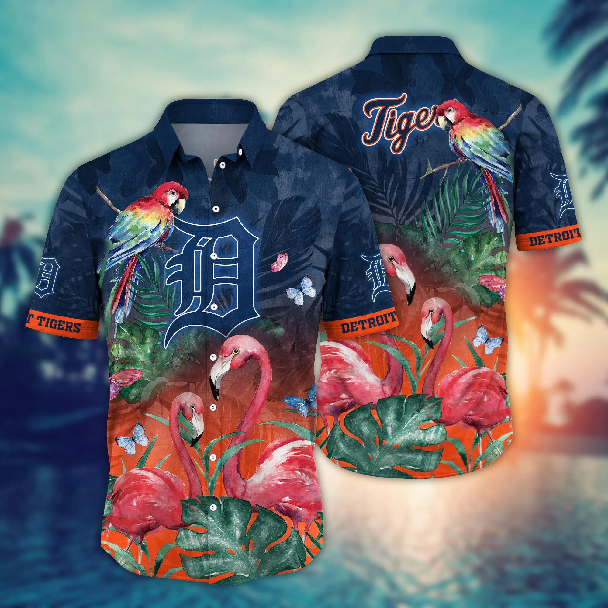 Detroit Tigers MLB Hawaiian Shirt Pool Days Aloha Shirt