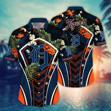Detroit Tigers MLB Hawaiian Shirt Umbrellas For Sun Aloha Shirt