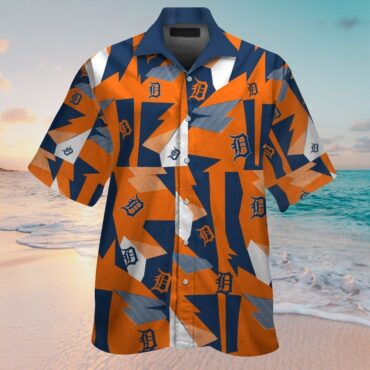 Detroit Tigers Short Sleeve Button Up Tropical Hawaiian Shirt Ver07