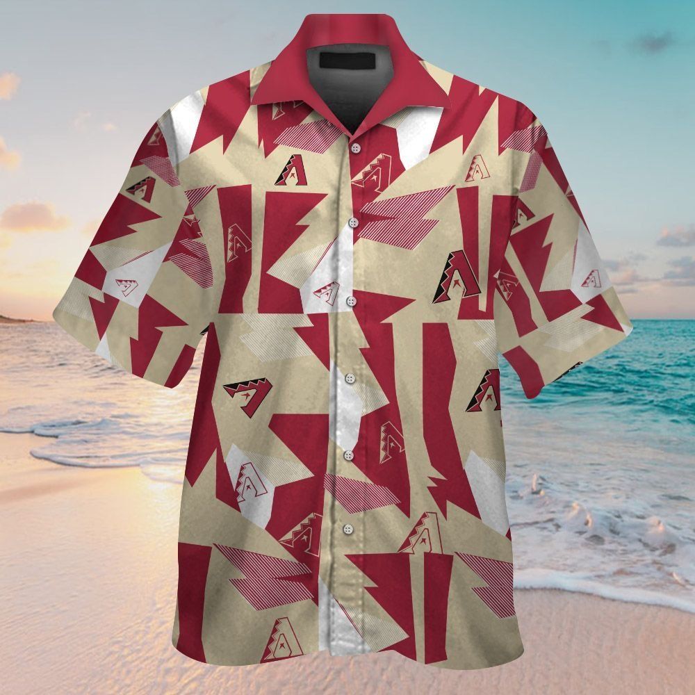 Arizona Diamondbacks Exclusive Hawaiian Tropical Short Sleeve Shirt Design